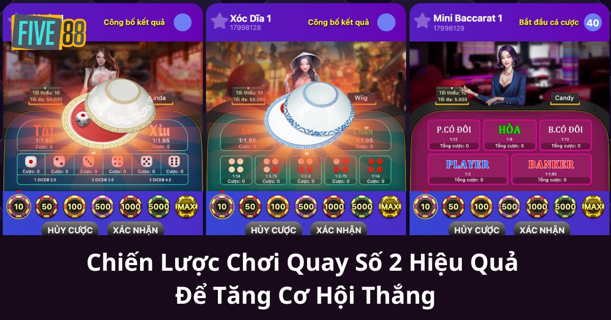 Chiến Lược Chơi Quay Số 2 Five88 Hiệu Quả Để Tăng Cơ Hội Thắng