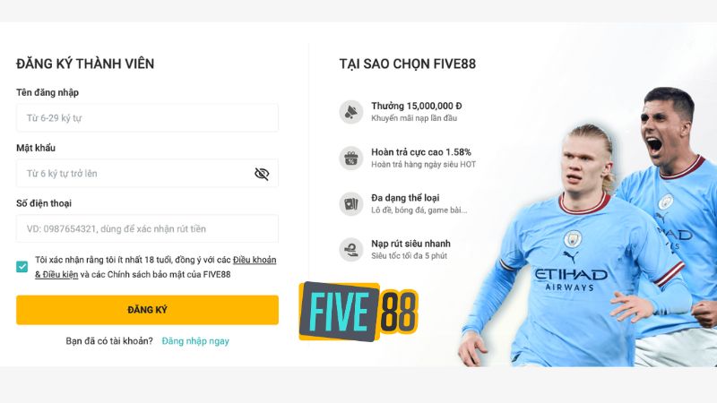 Hướng dẫn tham gia cá cược bóng đá Five88