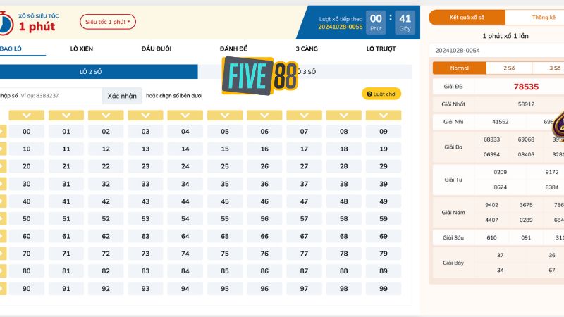 Kinh nghiệm chơi lô đề siêu tốc Five88