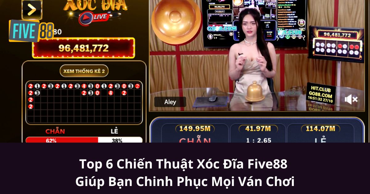 Top 6 Chiến Thuật Xóc Đĩa Five88 Giúp Bạn Chinh Phục Mọi Ván Chơi